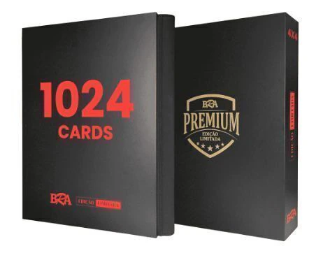 Pasta Premium Formato Especial 4x4 BRA - Preta/Vermelha