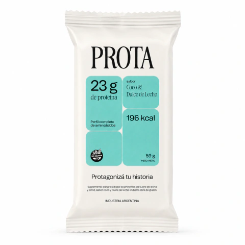 Barrita PROTA 23g Proteína - Coco & Dulce de Leche - Unidad