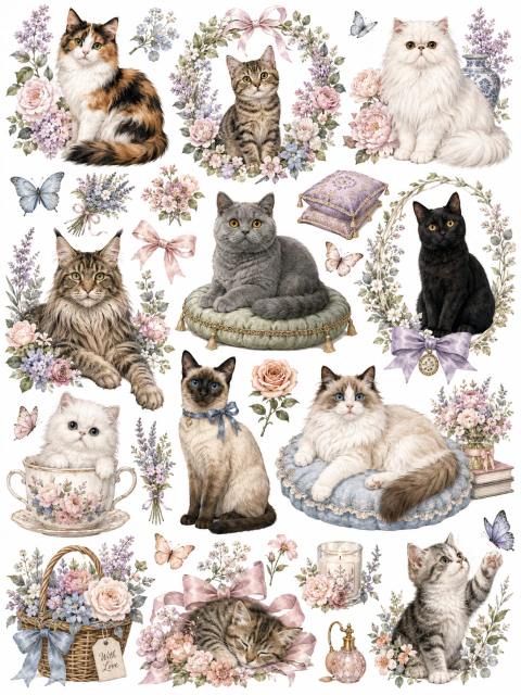 Gatos 012 - DTF UV