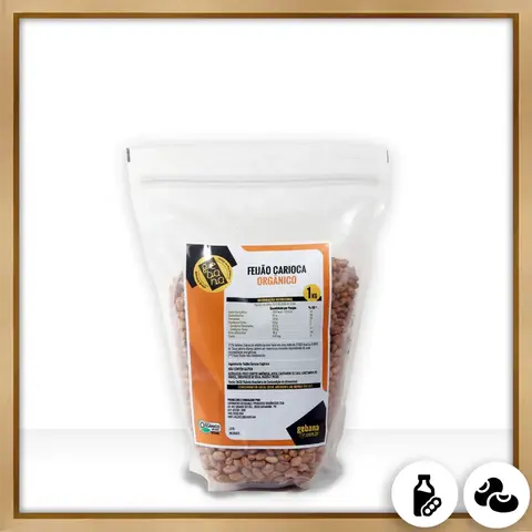 Feijão Carioca Orgânico - 1kg