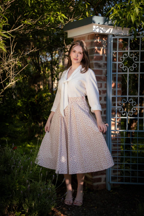 Saia Camille Floral Cherry
