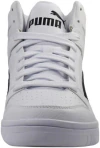 PUMA Tênis de cano alto masculino Rebound Layup Rcl, Branco/preto, 42 - Castor Bezerra