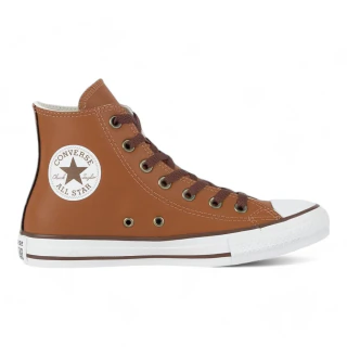Tênis Converse All Star Chuck Taylor Cano Alto Couro Feminino (Marrom, BR, Adulto, Numérico, 34)
