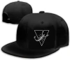 Bonés snapback para homens bonés aba reta para mulheres chapéu ajustado chapéus de caveira legal adulto boné de beisebol preto rock N Roll bonés, Escorpiões