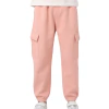 Calça cargo unissex infantil casual calça de moletom com cintura elástica para meninos e meninas na internet