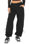 DISCIPBUSH Calça cargo feminina folgada - calça de paraquedas para mulheres, calças Rave Y2K, roupas de festival para mulheres - Castor Bezerra