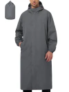 UIQUR Jaqueta de chuva masculina, leve, longa, com capuz, poncho de chuva, impermeável, corta-vento, ciclismo, corrida, caminhada, embalável - comprar online