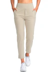 YYV Calça feminina de golfe elástica para trabalho no tornozelo, calça social de cintura alta com bolsos para ioga, negócios, viagens, casual na internet