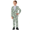 Blazer infantil divertido para meninos, calça social preta para meninos, roupas de festa, blazer estampado, jaqueta, festa, jantar - comprar online