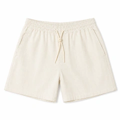 Shorts de Linho Off White | Samba Chik