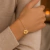 Pulseira Sempre Foi Deus com Espírito Santo Folheado a Ouro - comprar online