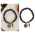 Pulseira São Miguel Arcanjo Cristal Preto 6 mm