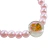 Pulseira Infantil Menina Anjo da Guarda Rosa 5 mm - loja online