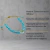 Pulseira Infantil Menino Anjo da Guarda Azul 5 mm na internet