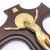 Crucifixo Madeira Medalha De São Bento Dourado 26 Cm na internet