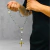 Terço Rosário Nossa Senhora das Graças Cristal Azul 10 mm na internet