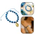 Pulseira Nossa Senhora das Graças Azul 8 mm