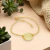 Pulseira Medalha de São Bento Diamantado Folheado a Ouro na internet