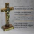 Crucifixo Cruz Medalha São Bento Foi Por Você Parede e Mesa 12 cm - comprar online