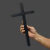 Crucifixo De Porta Ou Parede Madeira Sem O Cristo 33 Cm - Artigos Religiosos Católicos | Loja Católica | Presentes e Lembranças