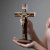 Crucifixo Cruz Medalha São Bento Frisado Parede e Mesa 26 cm - Artigos Religiosos Católicos | Loja Católica | Presentes e Lembranças