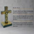 Crucifixo Cruz Painel de Carro Medalha São Bento Madeira 8 cm - comprar online