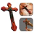 Crucifixo Cruz De Parede Medalha de São Bento MDF 20 Cm