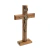 Crucifixo Mesa E Parede Madeira Metal Medalha São Bento OV 26 Cm