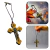 Cruz Crucifixo Medalha de São Bento Retrovisor Carro