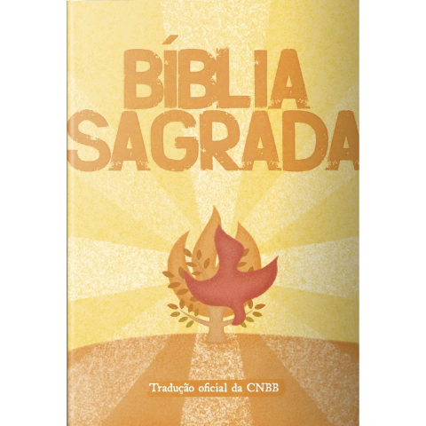 Bíblia Sagrada Tradução Oficial da CNBB Jovem - Capa Amarela