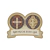 Medalha De Porta Devocionário São Bento Madeira Mdf