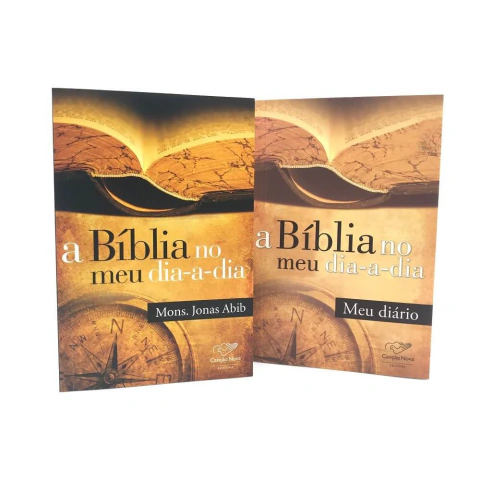 Kit Livro E Diário A Bíblia No Meu Dia A Dia Monsenhor Jonas Abib