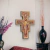 Crucifixo Cruz De Parede São Damião Francisco Parede Pequeno 12 Cm - comprar online