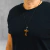 Colar Cordão Tau Franciscano Madeira Imbuia - comprar online