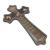 Crucifixo De Parede Três Arcanjos Resinado Grande 30 Cm