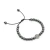 Pulseira de Hematita Medalha de São Bento Regulável