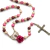 Terço Santa Chagas de Jesus Rosa 8 mm - loja online