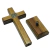 Crucifixo Cruz Medalha de São Bento Sem o Cristo Mesa Parede Madeira 12 cm - loja online