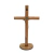 Crucifixo De Mesa E Parede Medalha São Bento Ouro Velho 26 Cm - loja online