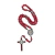 Terço Medalha de São Bento No Cordão Madeira Vermelho 10 Mm - loja online