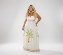 Vestido Longo Plus Size - Cód. 1180 na internet