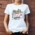 TSHIRT FEMININA ALGODÃO FLORESÇA ONDE DEUS TE PLANTOU