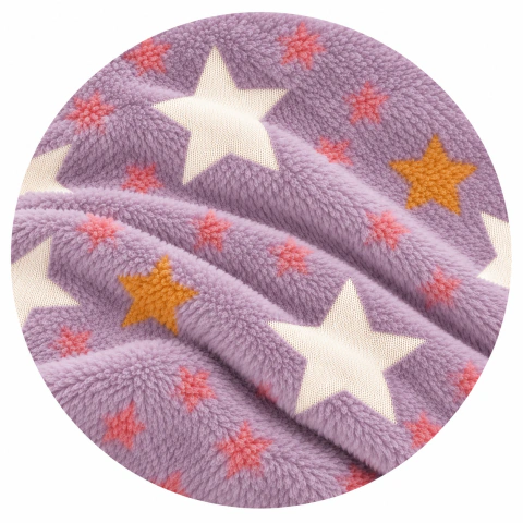 Polar Soft Luminoso Estrellas Lila