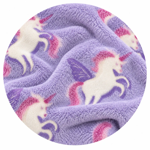 Polar Soft Luminoso Unicornios Lila