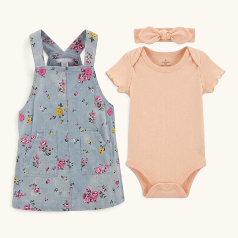 Conjunto Para Niña De 3 Prendas CJ031