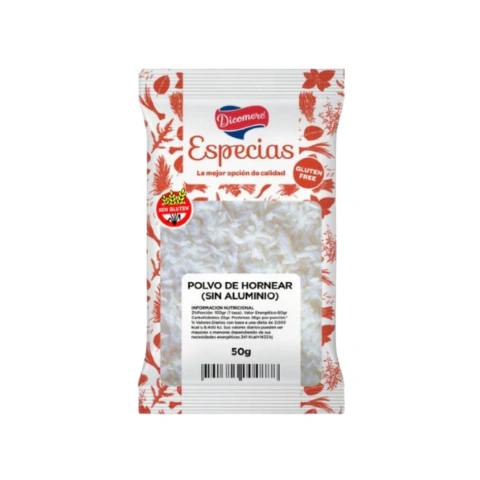 Polvo para hornear sin gluten Dicomere 50 g