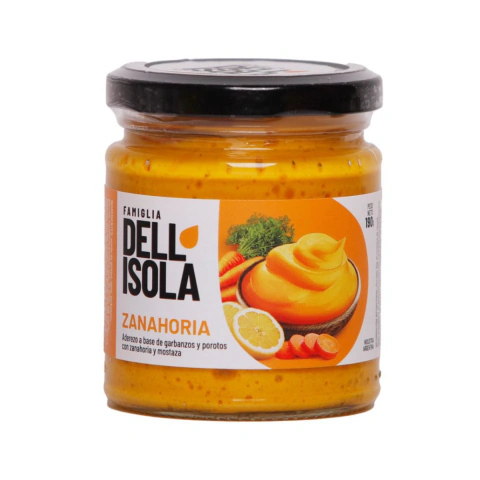 Mayonesa vegana zanahoria Dell Isola