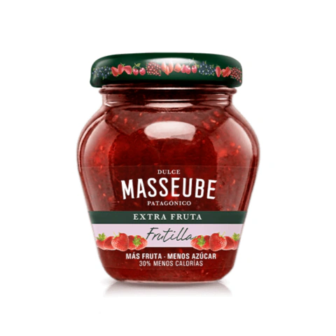 Dulce natural de frutilla Masseube 350 g