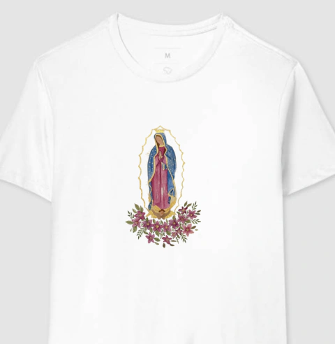 Nossa Senhora de Guadalupe - Aquarela Floral
