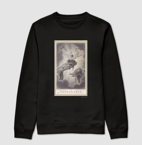 Sagrado Coração De Jesus - Vintage P&B
